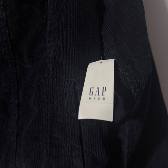 Gap Kids Navy Blue Corduroy Jacket with White Sherpa Collar – Size XL – NWT - Picture 4 of 9